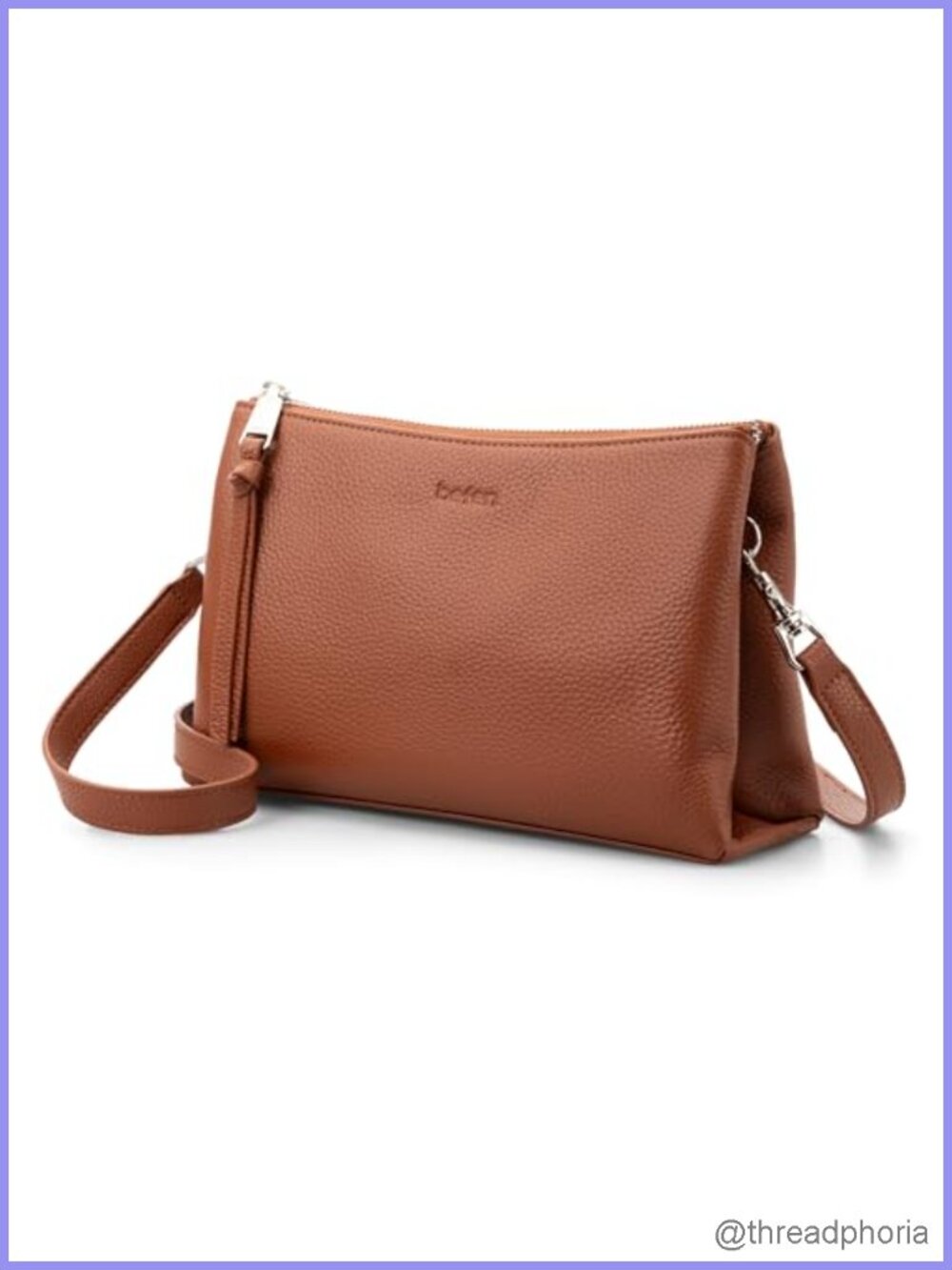 Genuine Leather Small RFID Crossbody Bag for Women Purse
